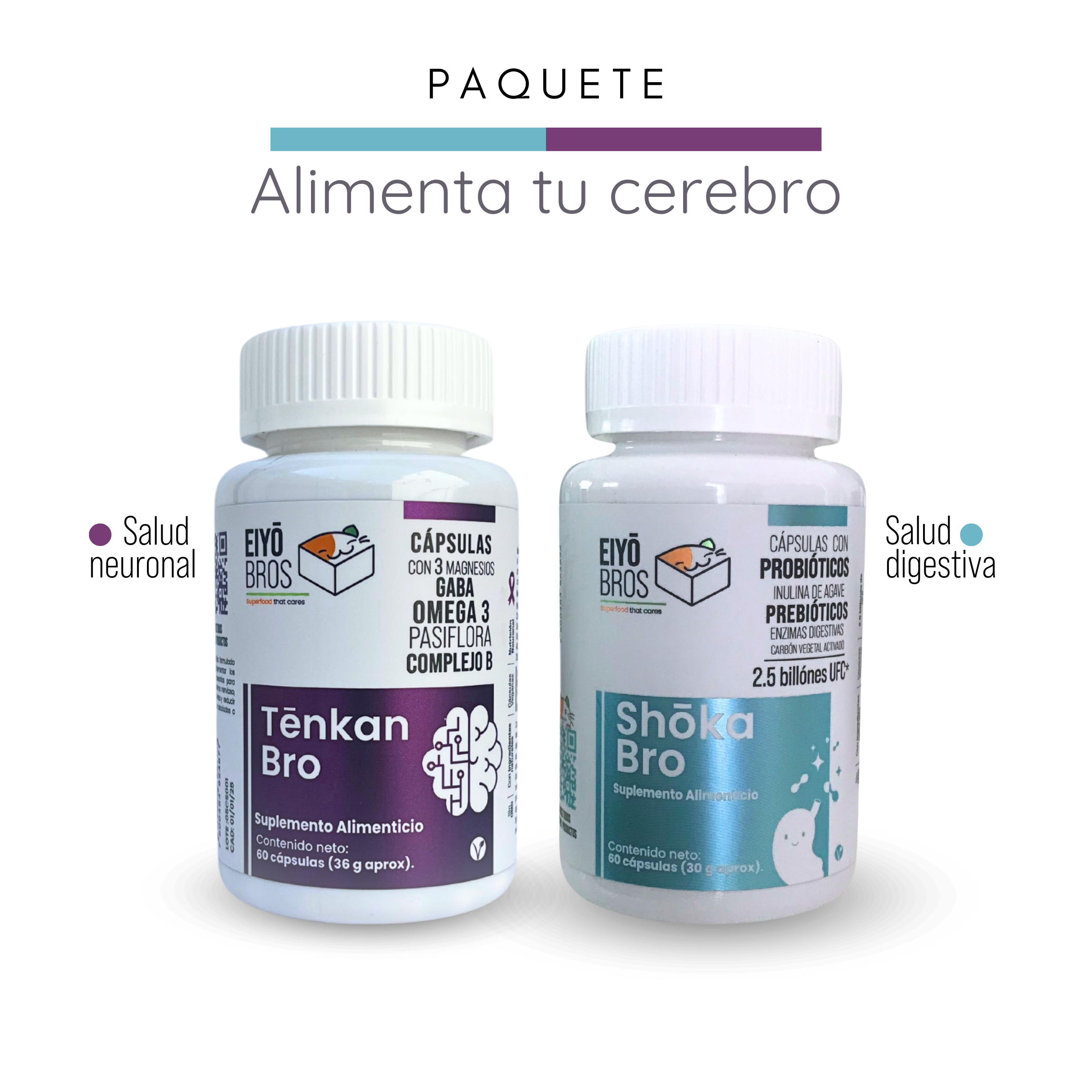 Paquete Alimenta tu Cerebro (Tenkan y Shoka)